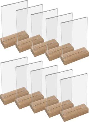 HMF Einzelrahmen 4694 Acryl Tischaufsteller, für