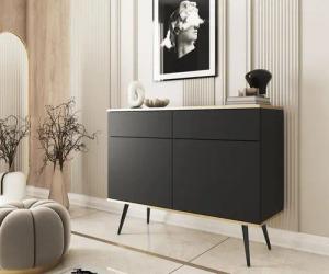 Compleo Kommode Schmal, Design Kommode mit