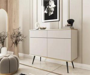 Compleo Kommode Schmal, Design Kommode mit