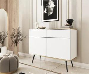 Compleo Kommode Schmal, Design Kommode mit