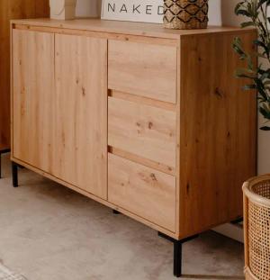 Furn.Design Kommode Bastia (Sideboard in Eiche