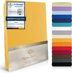 MOON Heimtextilien Spannbettlaken MOON-Luxury Spannbettlaken Jersey
