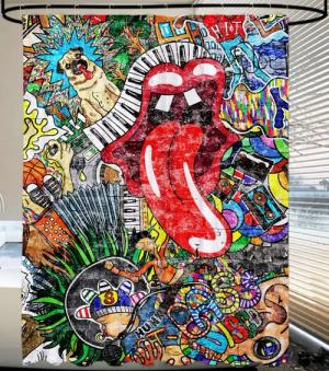 Sanilo Duschvorhang Graffiti 180 x 200