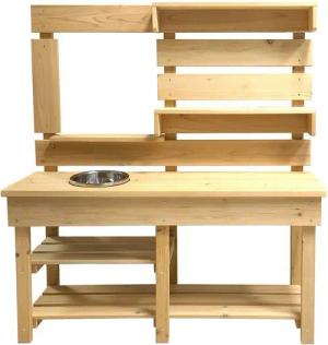 HOME DELUXE Outdoor-Spielküche MANDU Tannenholz