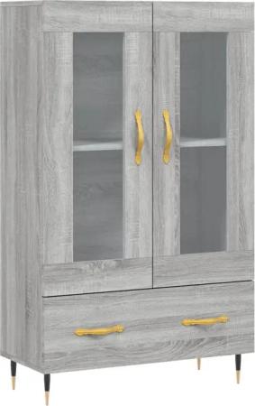 vidaXL Highboard Highboard Grau Sonoma 69,5x31x115