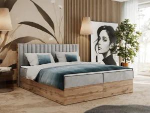 MKS MÖBEL Boxspringbett ALBERO 4 (Set,