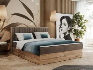 MKS MÖBEL Boxspringbett ALBERO 4 (Set,