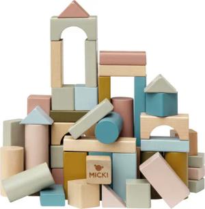 Micki Holzbausteine Spielbausteine, (60 Teile, 1