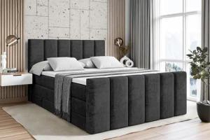 ALTDECOR Boxspringbett BOXI1-Z KING (Multipocket-Matratze H4,