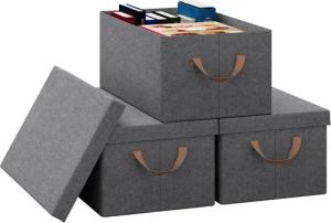 Woltu Aufbewahrungsbox (3 St., Set), mit