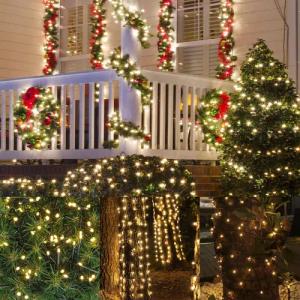 Rosnek LED-Baummantel 20m LED Lichterkette for