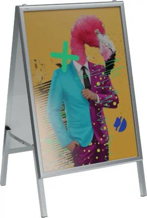 ALLboards Einzelrahmen ALLboards Doppelseitige Werbetafel Kundenstopper