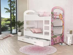 AJKmeble Hochbett 80x160cm und 80x190cm in