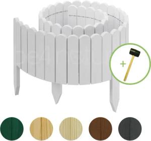 be4nature Palisade Rollborder Flexibler Holzzaun aus