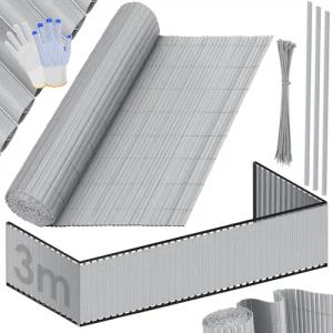 KESSER Sichtschutzstreifen, PVC Sichtschutzmatte Balkonverkleidung Windschutz