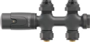 Aquabad® Heizkörperthermostat Multiblock Anschlussgarnitur 50mm Mittelanschluss