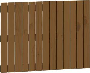 vidaXL Kopfteil Wand-Kopfteil Honigbraun 82,5x3x60 cm