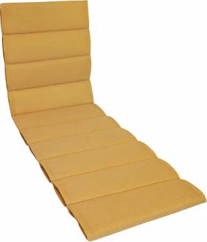 Herlag Liegenauflage Linnea, 200x60x4cm edles Strukturgewebe