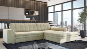 Fun Möbel Ecksofa Sofa SARRA Ottomane