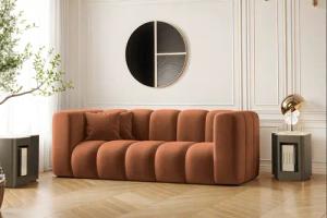 Kaiser Möbel Sofa Couch, Zweisitzer-Sofa Grand