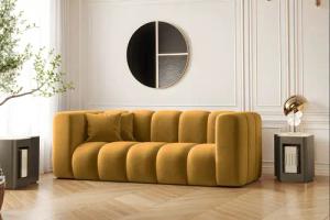 Kaiser Möbel Sofa Couch, Zweisitzer-Sofa Grand