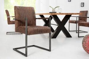 riess-ambiente Freischwinger BIG ASTON vintage braun