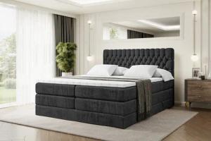 ALTDECOR Boxspringbett SERENE KING (Multipocket-Matratze H4,