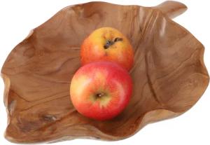 Guru-Shop Dekoschale Obstschale aus Holz, geschnitzte
