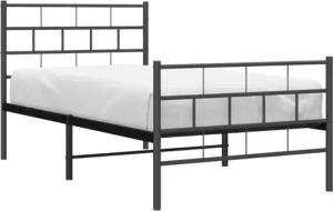 vidaXL Bett Bettgestell mit Kopf- und