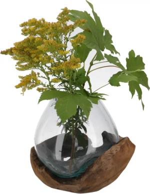 Guru-Shop Dekovase Wurzelholz Vase, Schale -