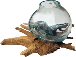 Guru-Shop Dekovase Wurzelholz Vase - 1
