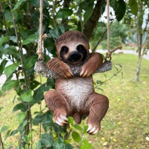 Online-Fuchs Gartenfigur für draußen - Faultier