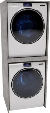 Raumhirsch Furniture Waschmaschinenumbauschrank für zwei Geräte