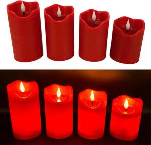 Online-Fuchs LED-Kerze - 4 LED Kerzen