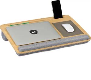 relaxdays Laptop Tablett Laptopkissen Handgelenkauflage &