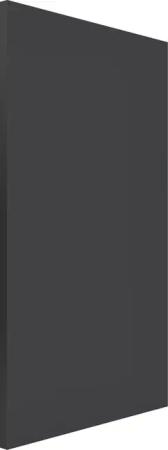 Bilderdepot24 Magnettafel Küche grau Colour Dark