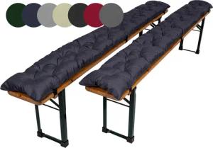 TexDeko Bankauflage TexDeko Garden 2er-Pack Bierbankauflagen