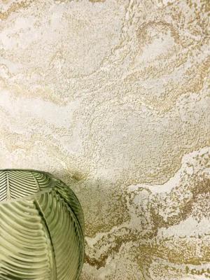 Newroom Vliestapete, Gold Tapete Modern Marmor