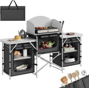 Woltu Campingschrank (1-St) faltbar, Outdoor Küche