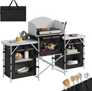 Woltu Campingschrank (1-St) faltbar, Outdoor Küche