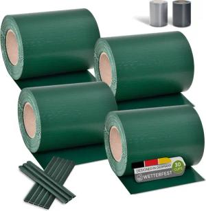 Juskys Sichtschutzstreifen PVC Sichtschutzstreifen 4er Set,