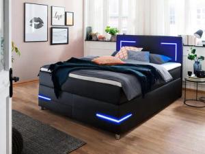 wonello Boxspringbett Lights 2.0, mit LED