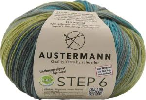 Austermann Step 6-fach Color Kuchenknäuel Häkelwolle,