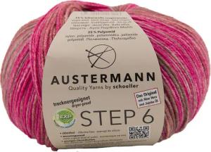 Austermann Step 6-fach Color Kuchenknäuel Häkelwolle,