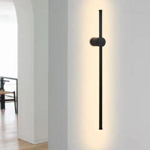 ZMH LED Wandleuchte Innen Schwarz Modern