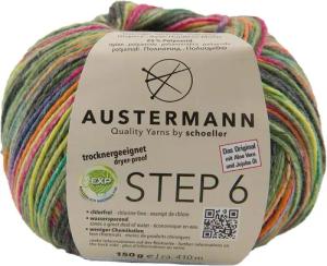 Austermann Step 6-fach Color Kuchenknäuel Häkelwolle,