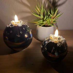 Online-Fuchs LED-Kerze - 2 runde LED