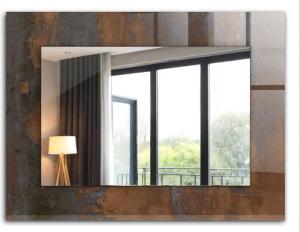Tulup Dekospiegel Modern Spiegel mit Aufdruck,