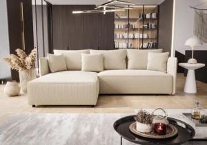 Fun Möbel Ecksofa Schlafsofa Sofa EVORA