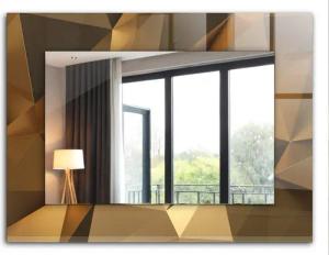 Tulup Dekospiegel Modern Spiegel mit Aufdruck,